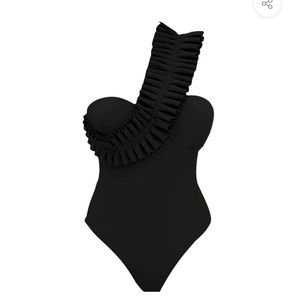 NWT ! Andrea Iyamah Black Nisi Swimsuit (Size L) - New never worn!